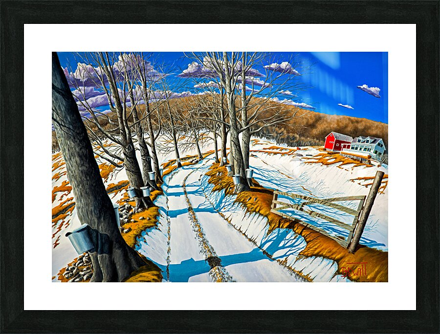 Sap Lane Picture Frame print