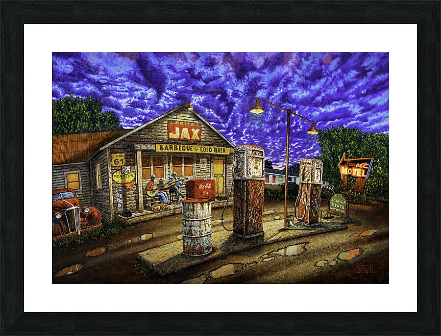 Juke Joint Picture Frame print