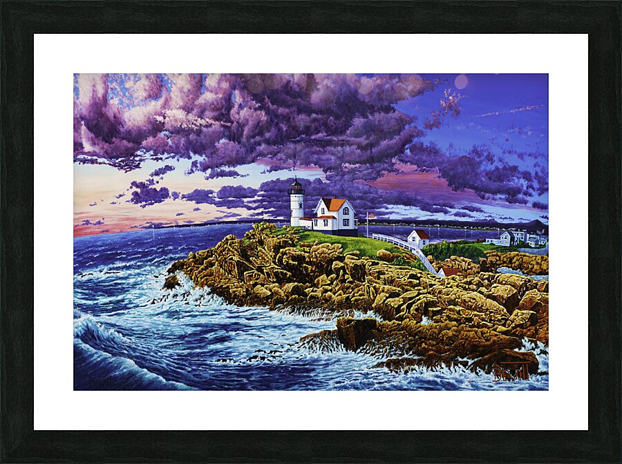 Nubble Light Picture Frame print