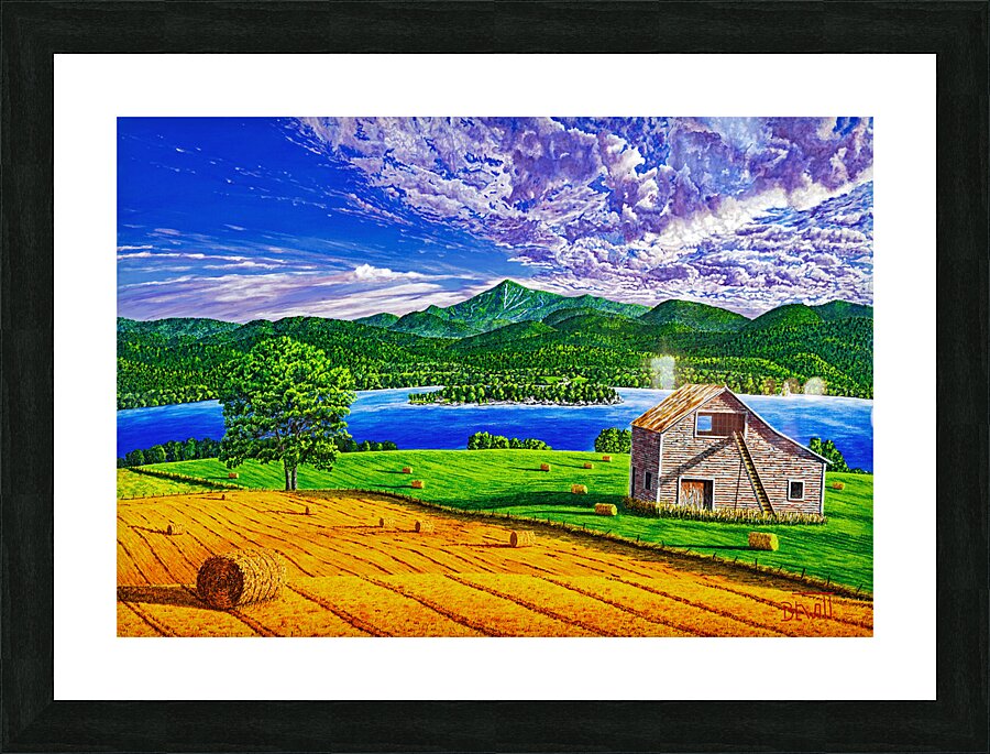 Whiteface Picture Frame print