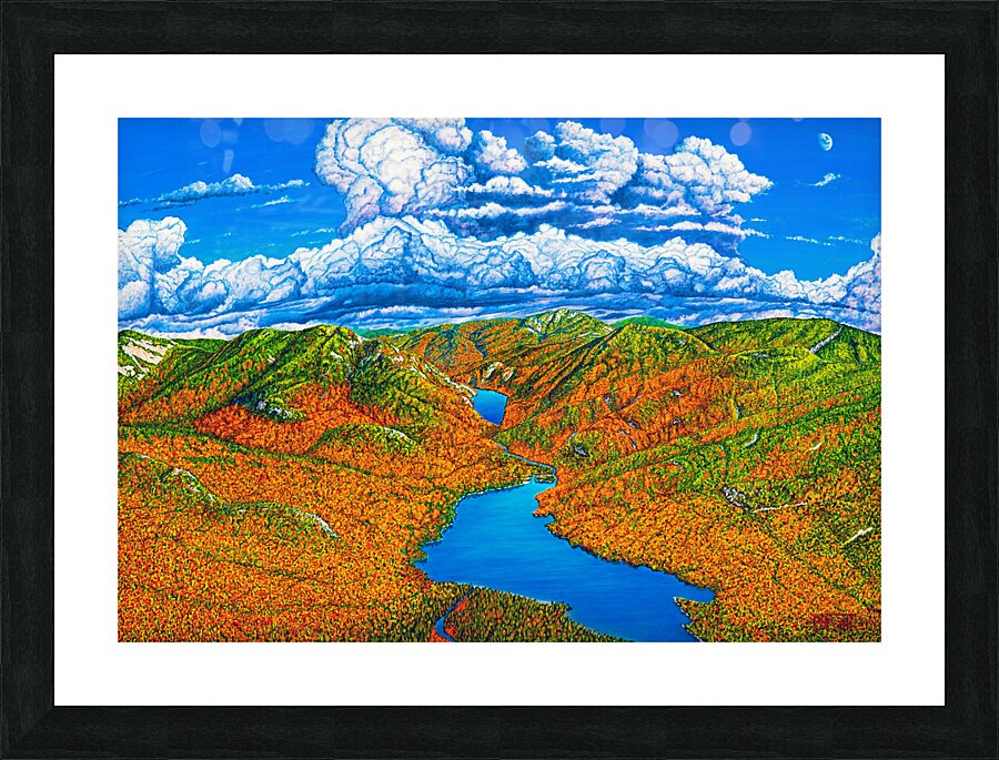 Upper Ausable Lake Picture Frame print