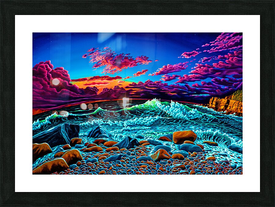 Otter Cliffs Picture Frame print