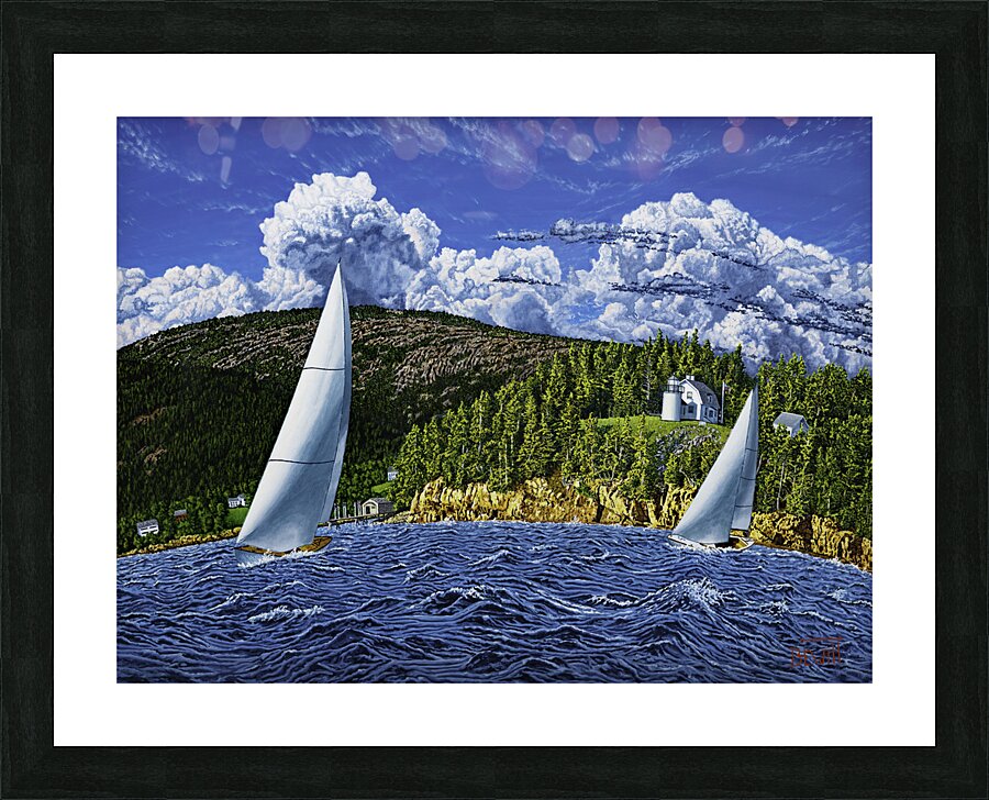 Bear Island Picture Frame print