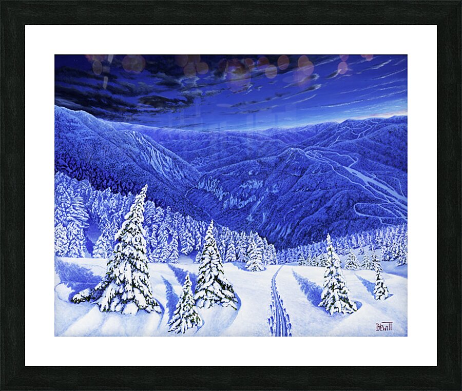 Spruce Peak Picture Frame print