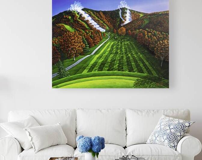 Killington Blowin  Snow by Brian Hewitt Kind Art