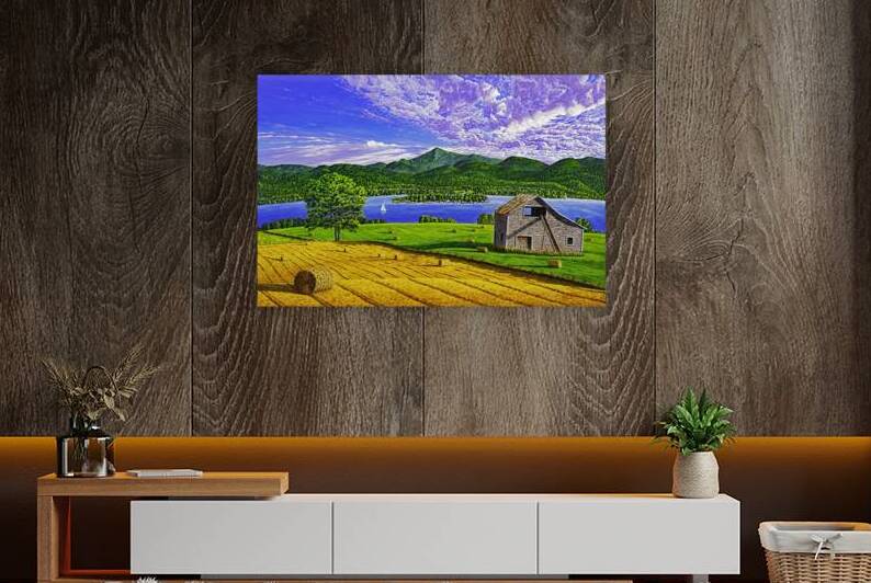 Whiteface w Sailboat by Brian Hewitt Kind Art