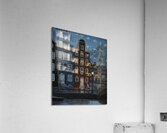 Rainy Night in Amsterdam Acrylic Print