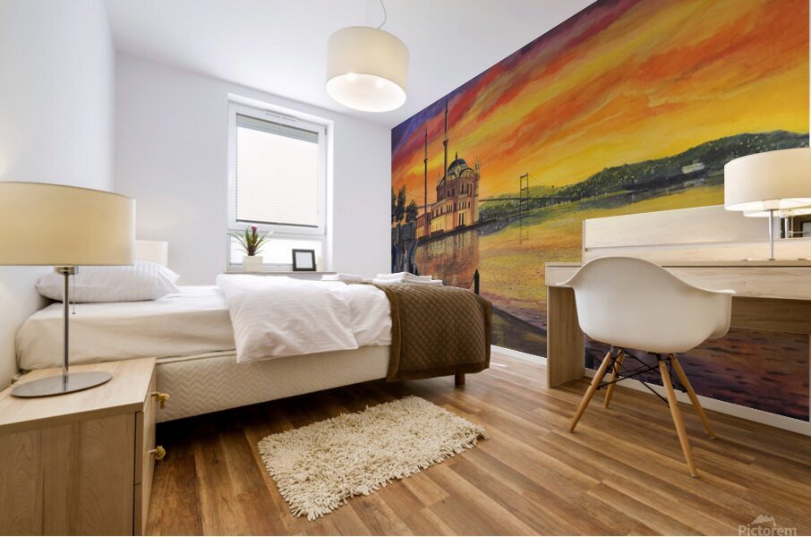 Evening on the Bosphorus Mural print