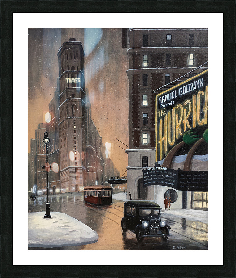 Times Square 1930 Picture Frame print