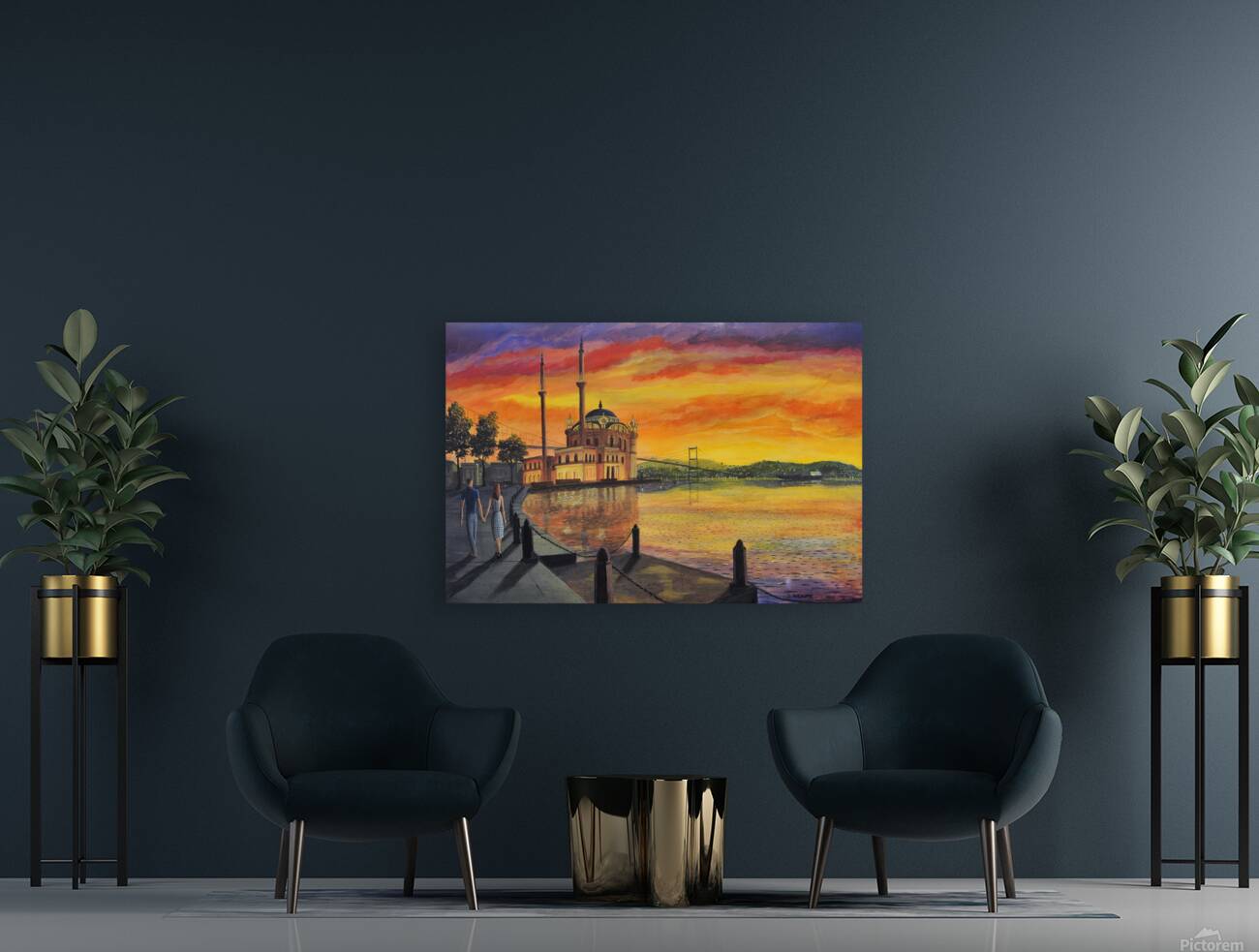 Evening on the Bosphorus Reproduction