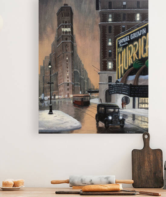 Times Square 1930 Reproduction