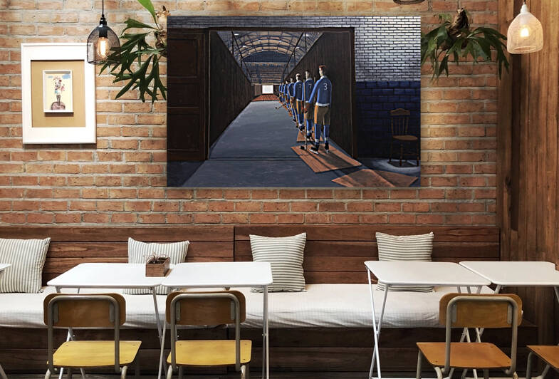 Birth of Pro Hockey in Toronto Blue Shirts First Game Mutual Street Arena by Dave Rheaume