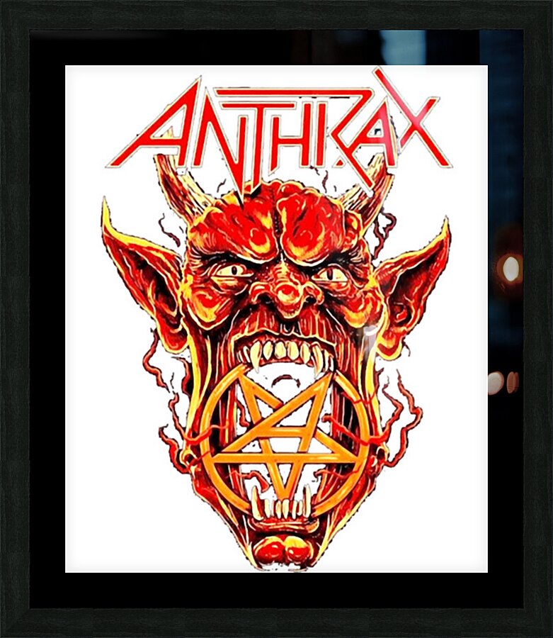 Anthrax 9 Picture Frame print