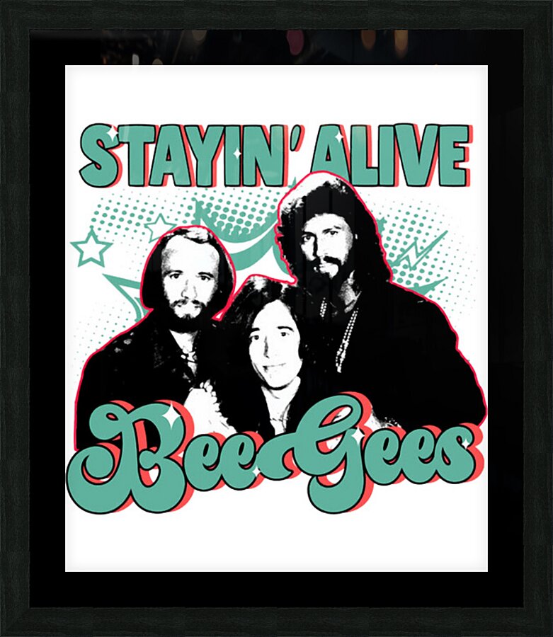 Bee Gees 10 Picture Frame print