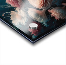 a stunning digital floral artwork featuring trans Acrylic print