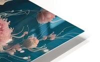 a stunning digital floral artwork featuring trans HD Metal print