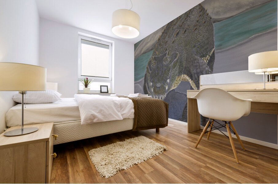 Walk with Crocs Mural print