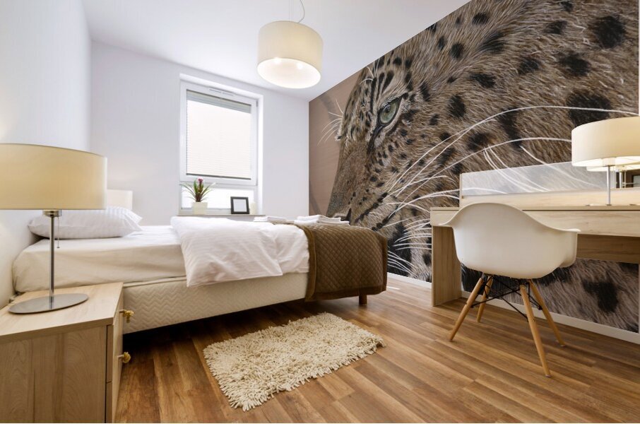 Leopard Lounge Mural print