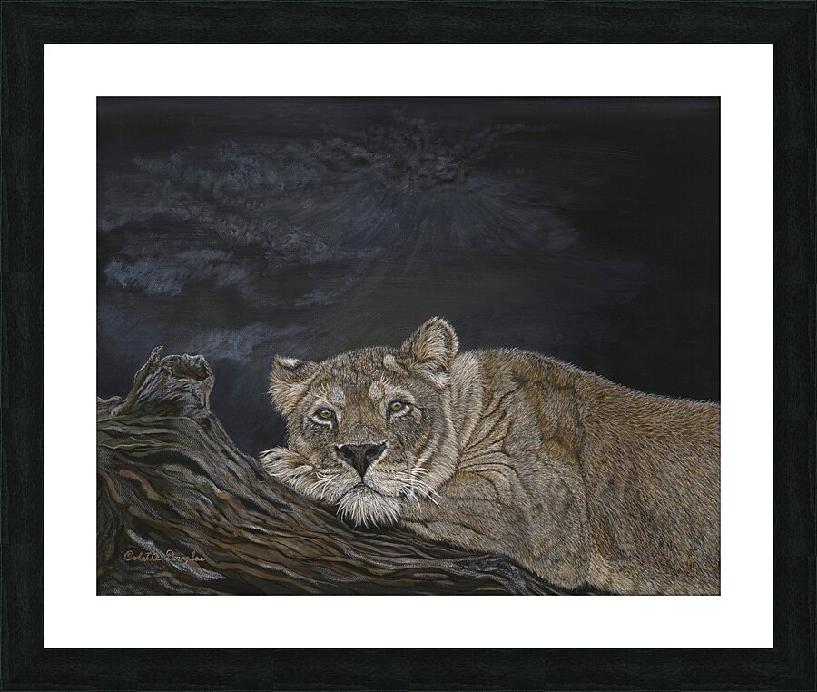Alone Picture Frame print