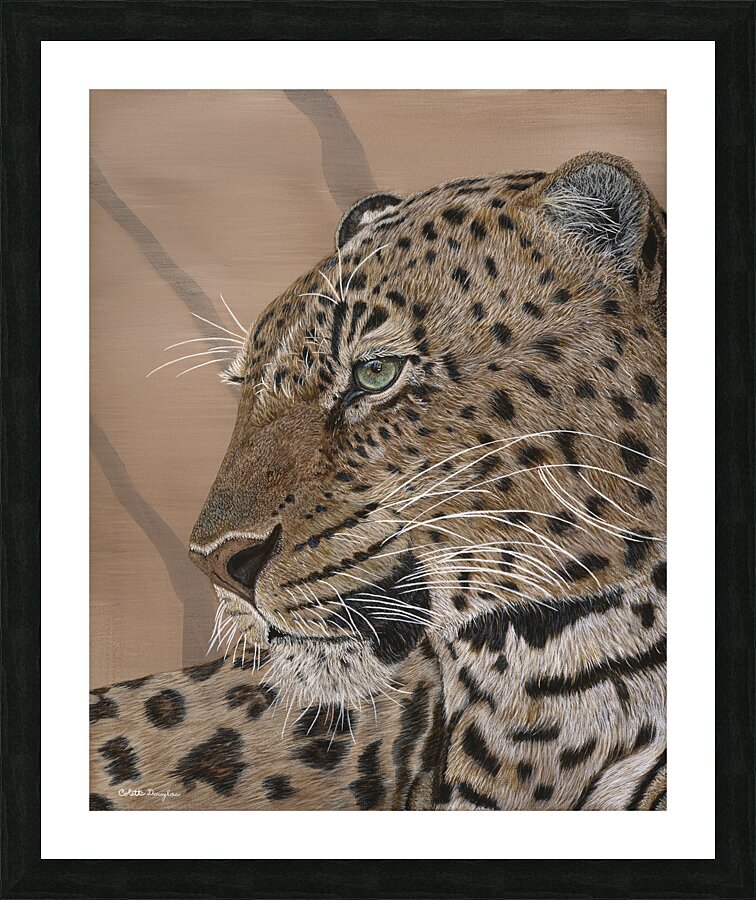 Leopard Lounge Picture Frame print