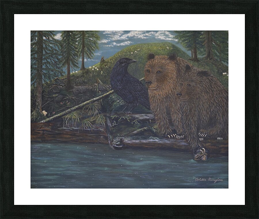 Fishing Buddies III Picture Frame print
