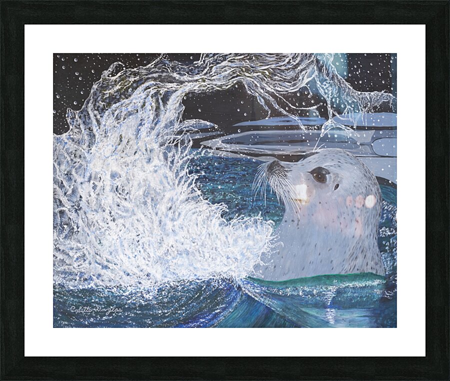 Splash Picture Frame print