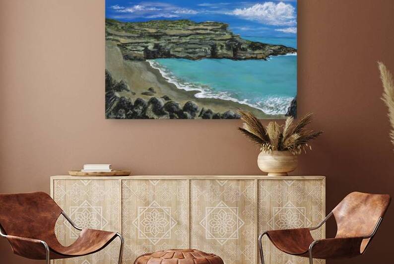Green Sand Beach Reproduction