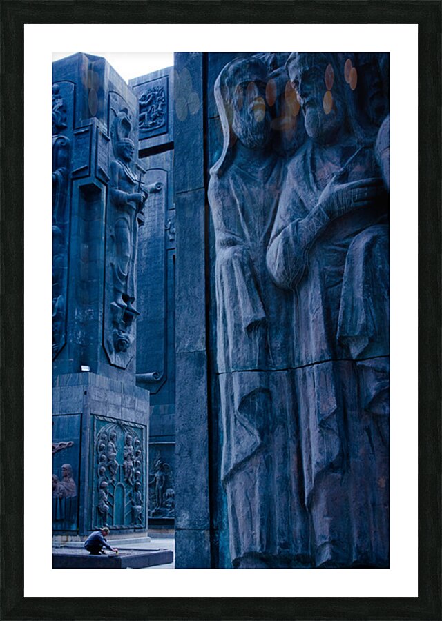 Blue Giants Picture Frame print