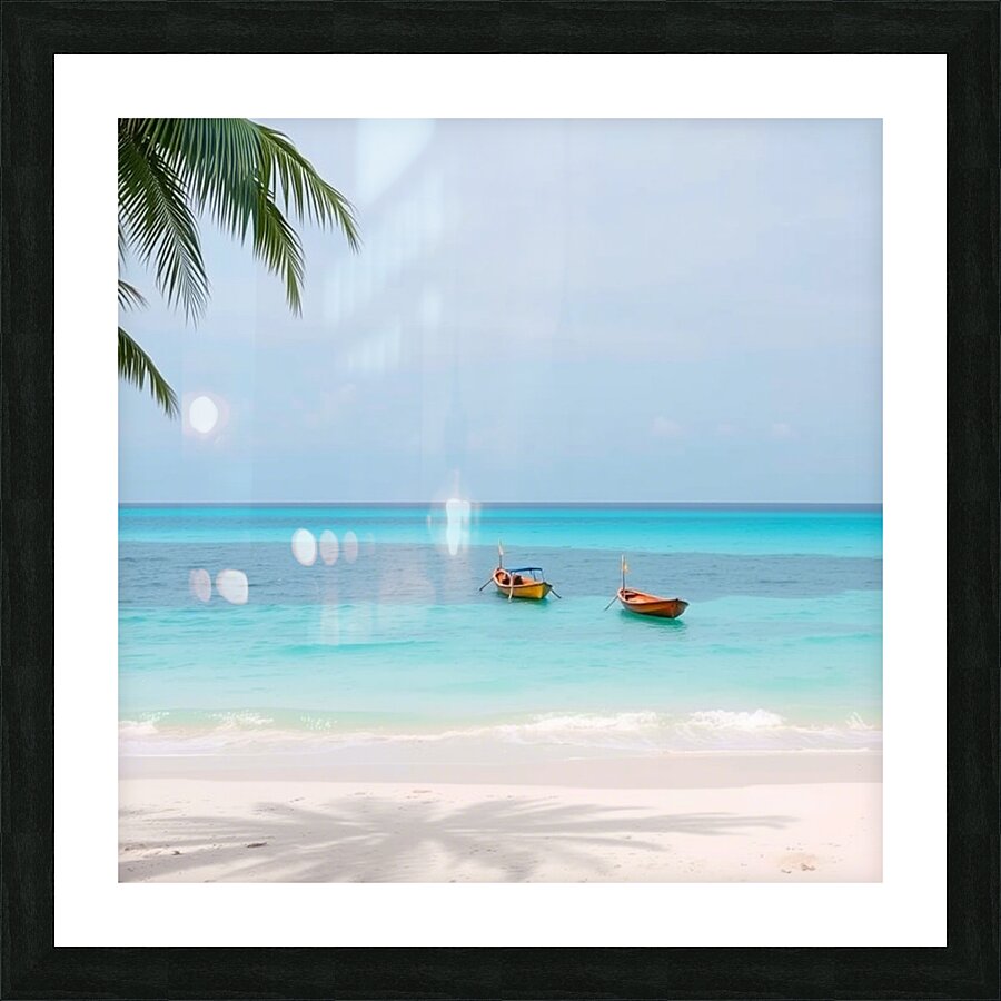 Caribbean Calm Picture Frame print
