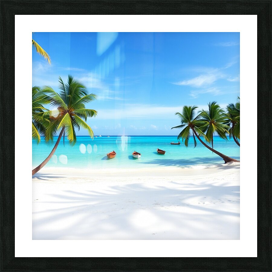 Tropical Paradise Picture Frame print