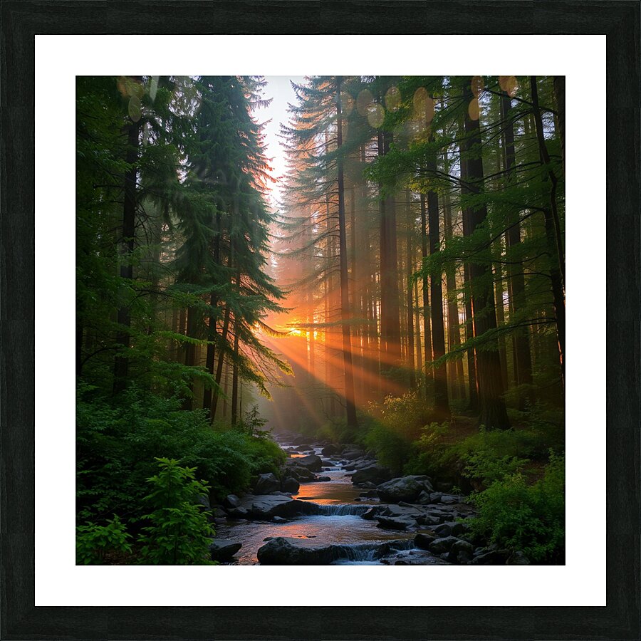 Sunlit Sanctuary Picture Frame print
