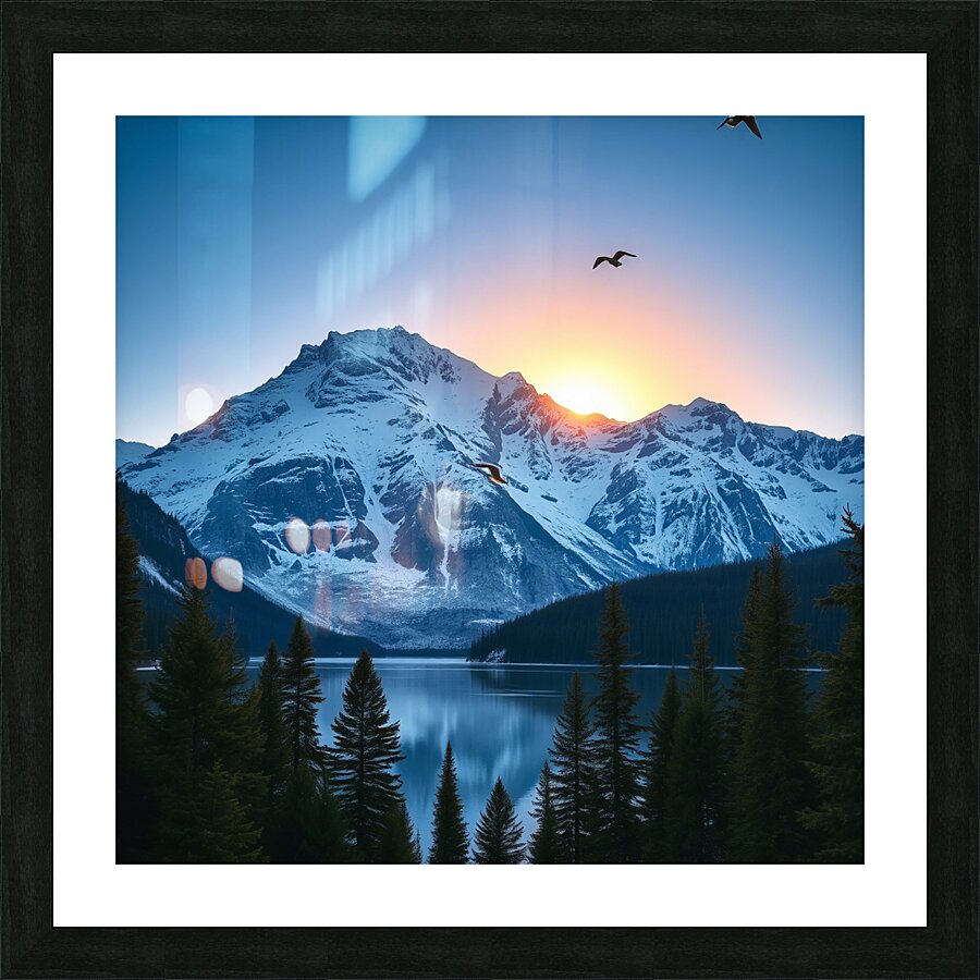 Alpine Majesty Picture Frame print