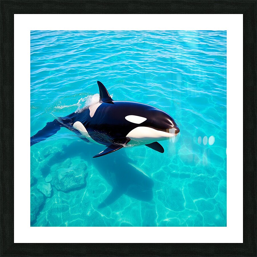 Ocean Predator Picture Frame print