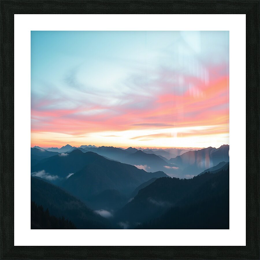 Alpine Dawn Picture Frame print