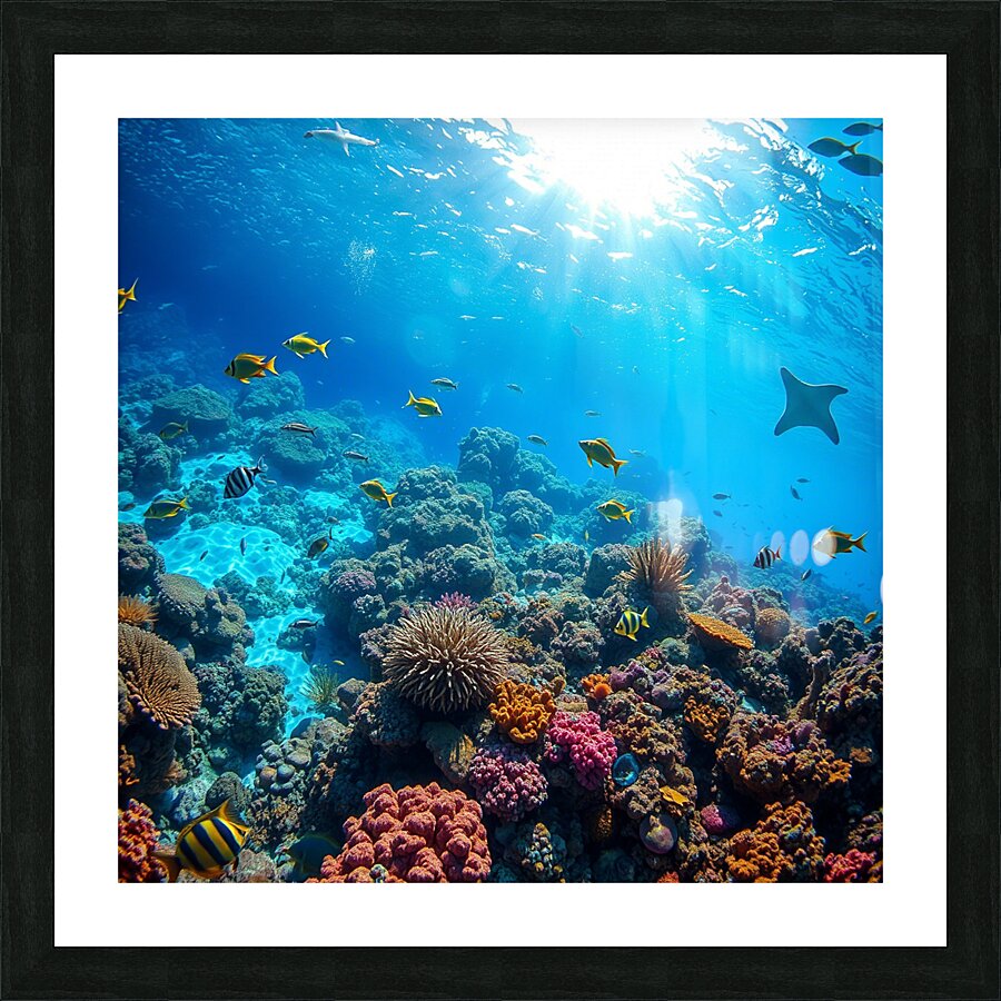Coral Reef Magic Picture Frame print