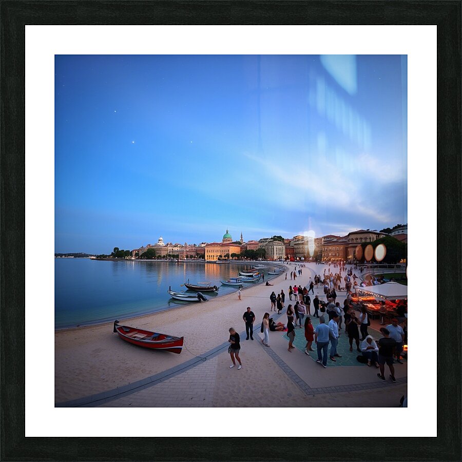 Venice in Bloom Picture Frame print