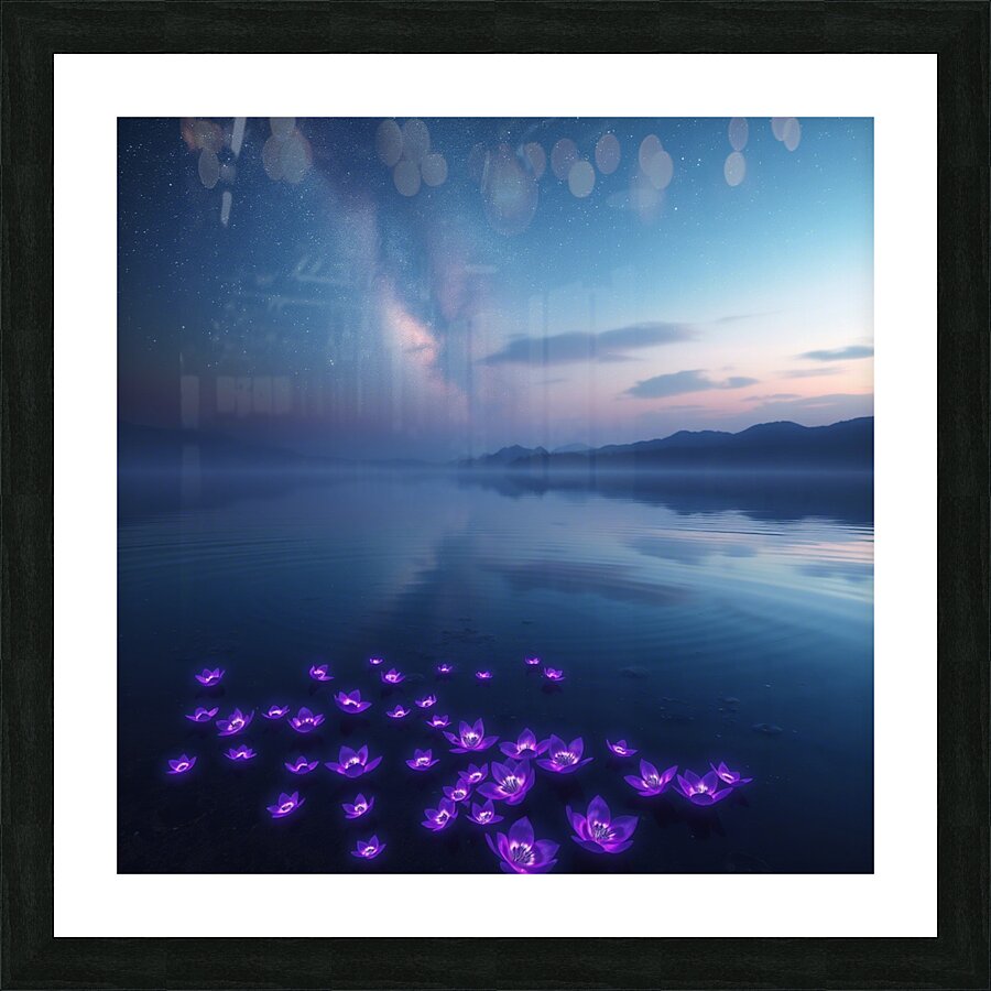 Celestial Blooms Picture Frame print