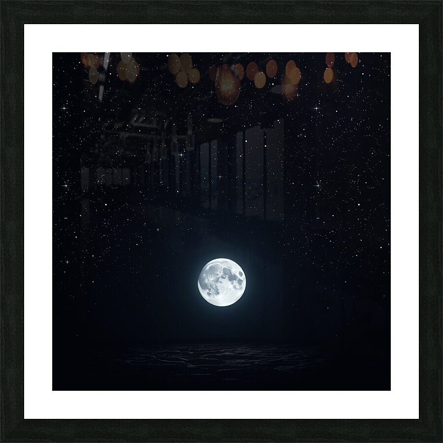 Moonlit Majesty Picture Frame print
