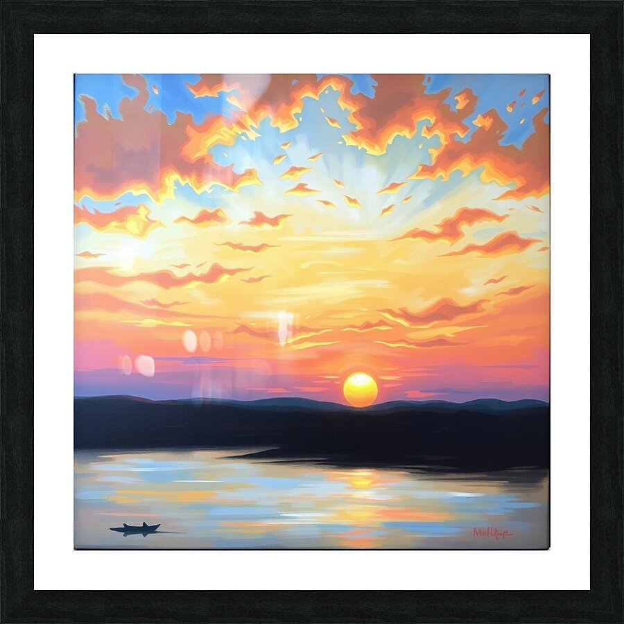 Sunset Symphony Picture Frame print