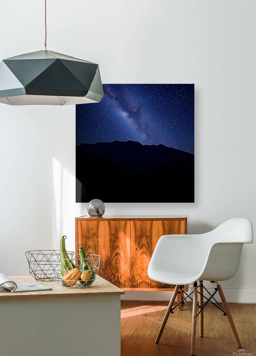 Starry Mountainscape Reproduction