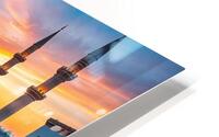 Sunset Over the City HD Metal print