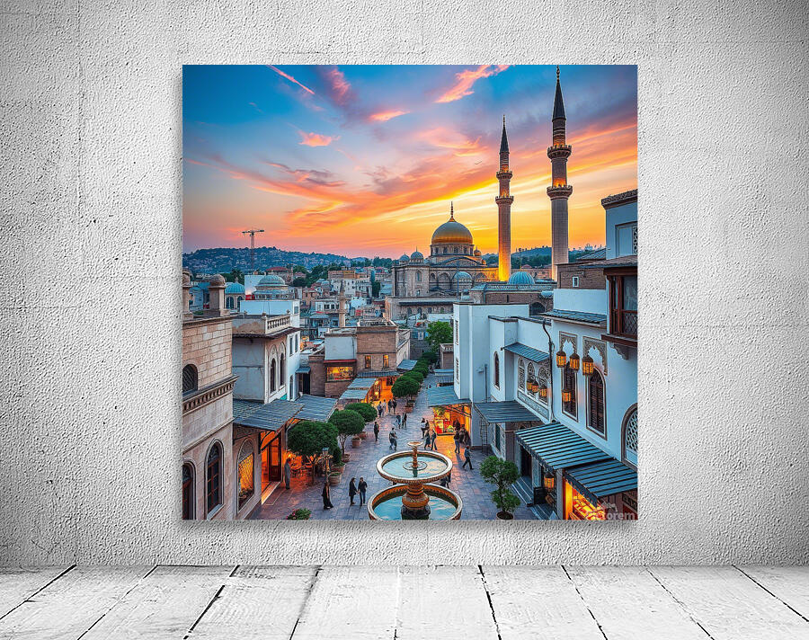 Sunset Over the City Wall Preview