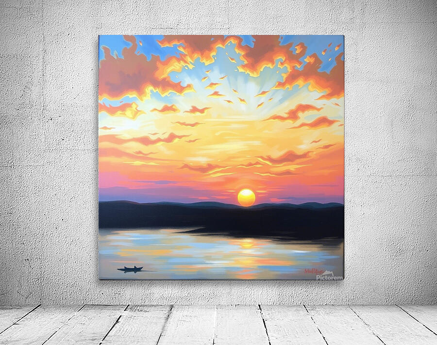 Sunset Symphony Wall Preview