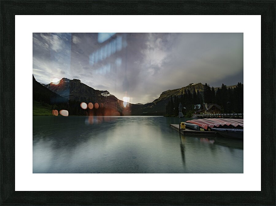 Emerald Lake 1 Picture Frame print