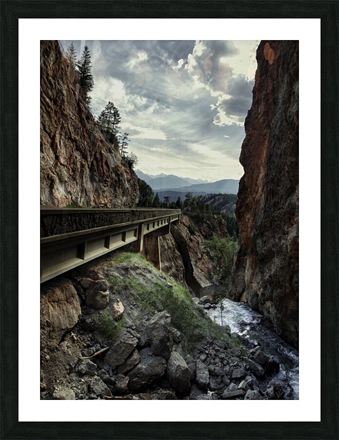 Split Rock Picture Frame print