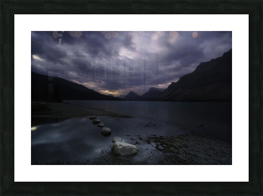 Bow Lake 4 Picture Frame print