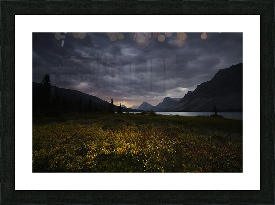 Bow Lake 6 Picture Frame print