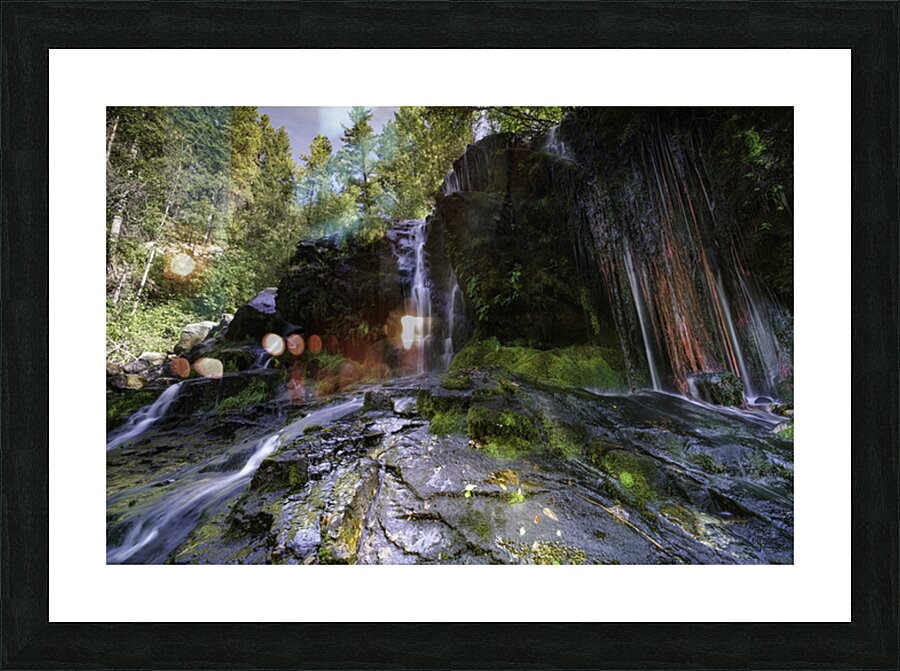 Waterfalls Picture Frame print