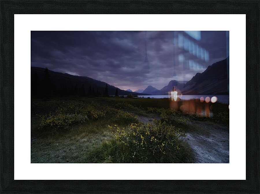 Bow Lake 7 Picture Frame print