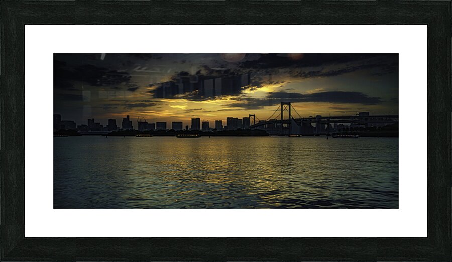 Odaiba Bridge Picture Frame print